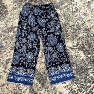 Loft Pull On Wide Leg Pant | Size S